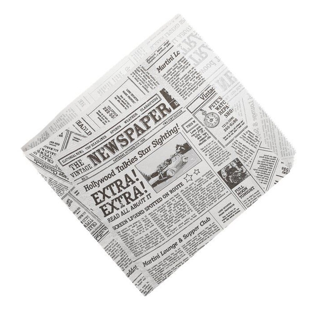 Grillitasku / burgeritasku 30-pack - paperipussi hampurilaisille ja grilliruoalle