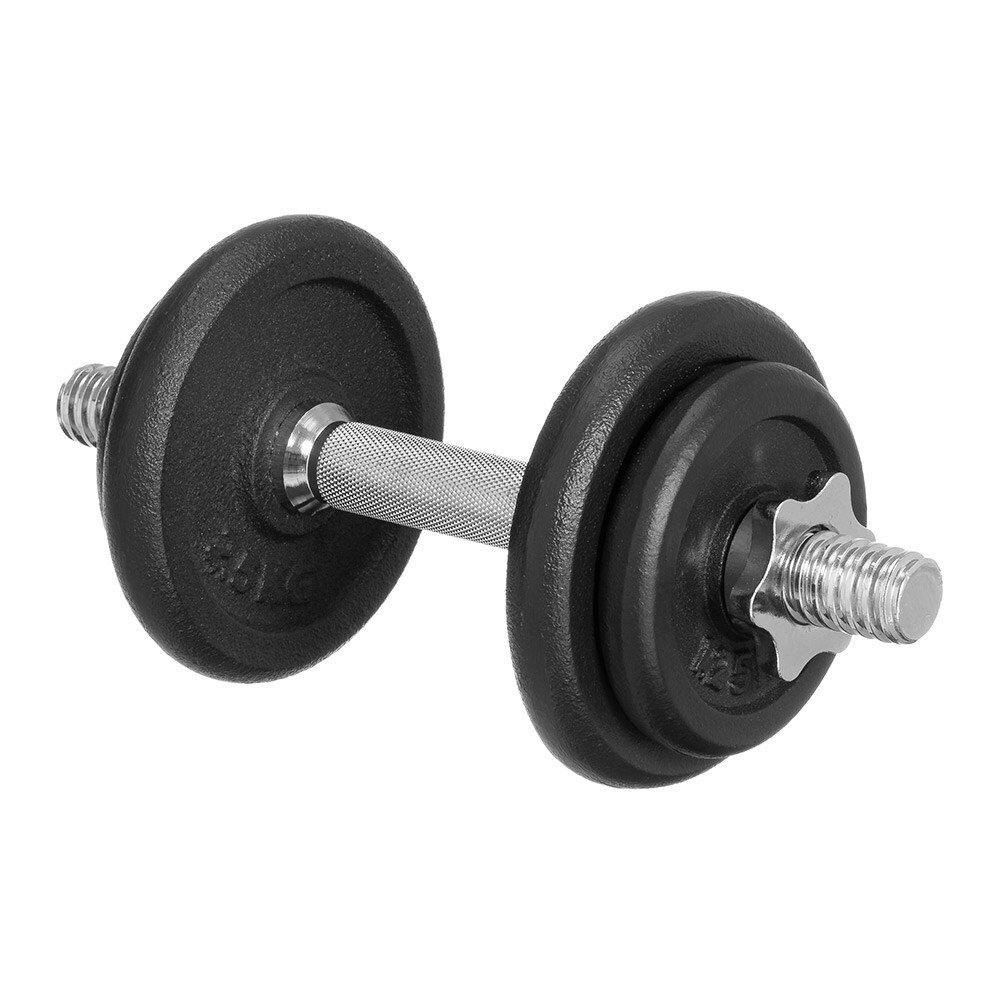Käsipainosetti 2 x 10 kg / Säädettävät valurautaiset käsipainot / Käsipainot voimaharjoitteluun
