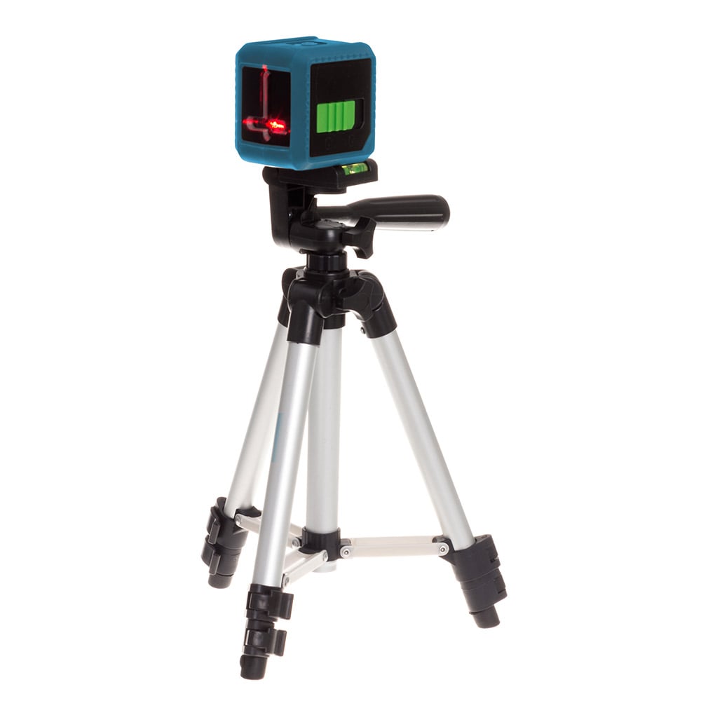 Ristiviivalaser jalustalla