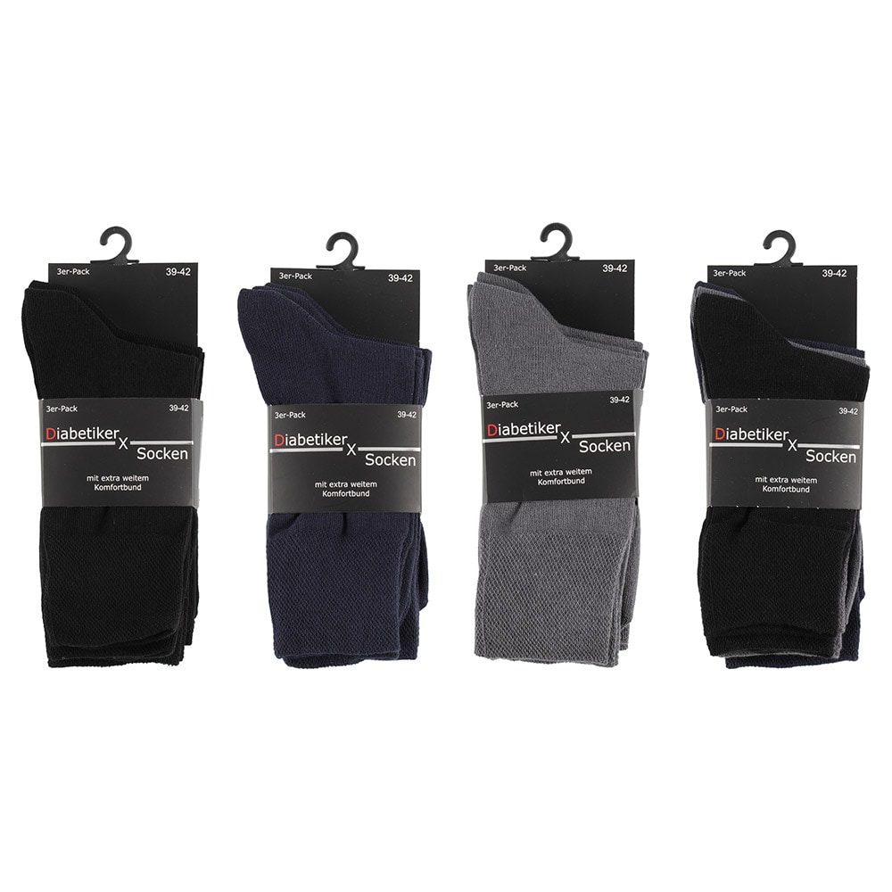 Diabetes-sukat 39-42 3-pack