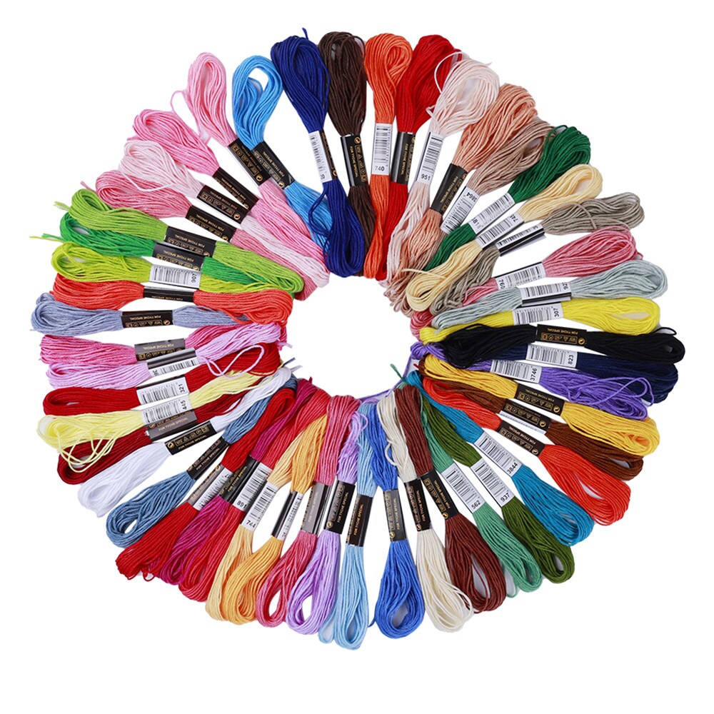Kirjonta lanka 50 väriä - 100% puuvillalanka
