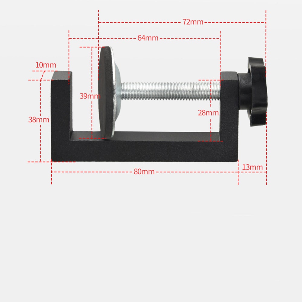 Puristustyökalu puutyöt 93x50x10mm 4-pakkaus