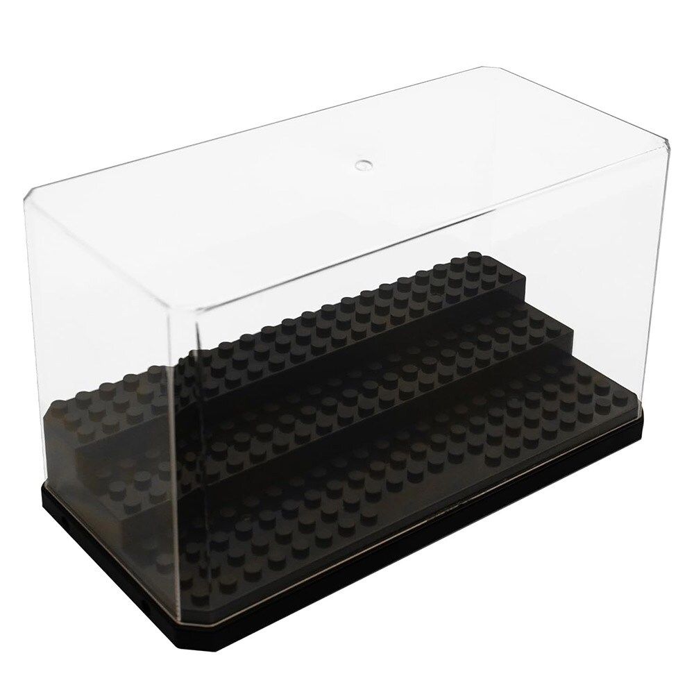 Näyttelylaatikko Lego-figuureille 18 × 10 × 9 cm