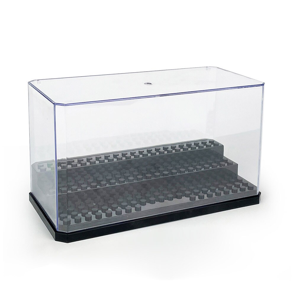 Näyttelylaatikko Lego-figuureille 18 × 10 × 9 cm