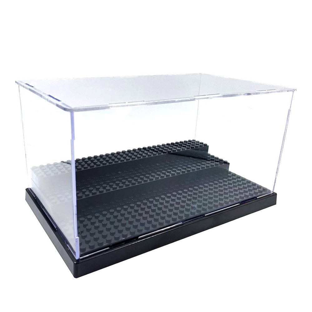 Näyttelylaatikko Lego-figuureille 25,5 × 15,5 × 13,7 cm