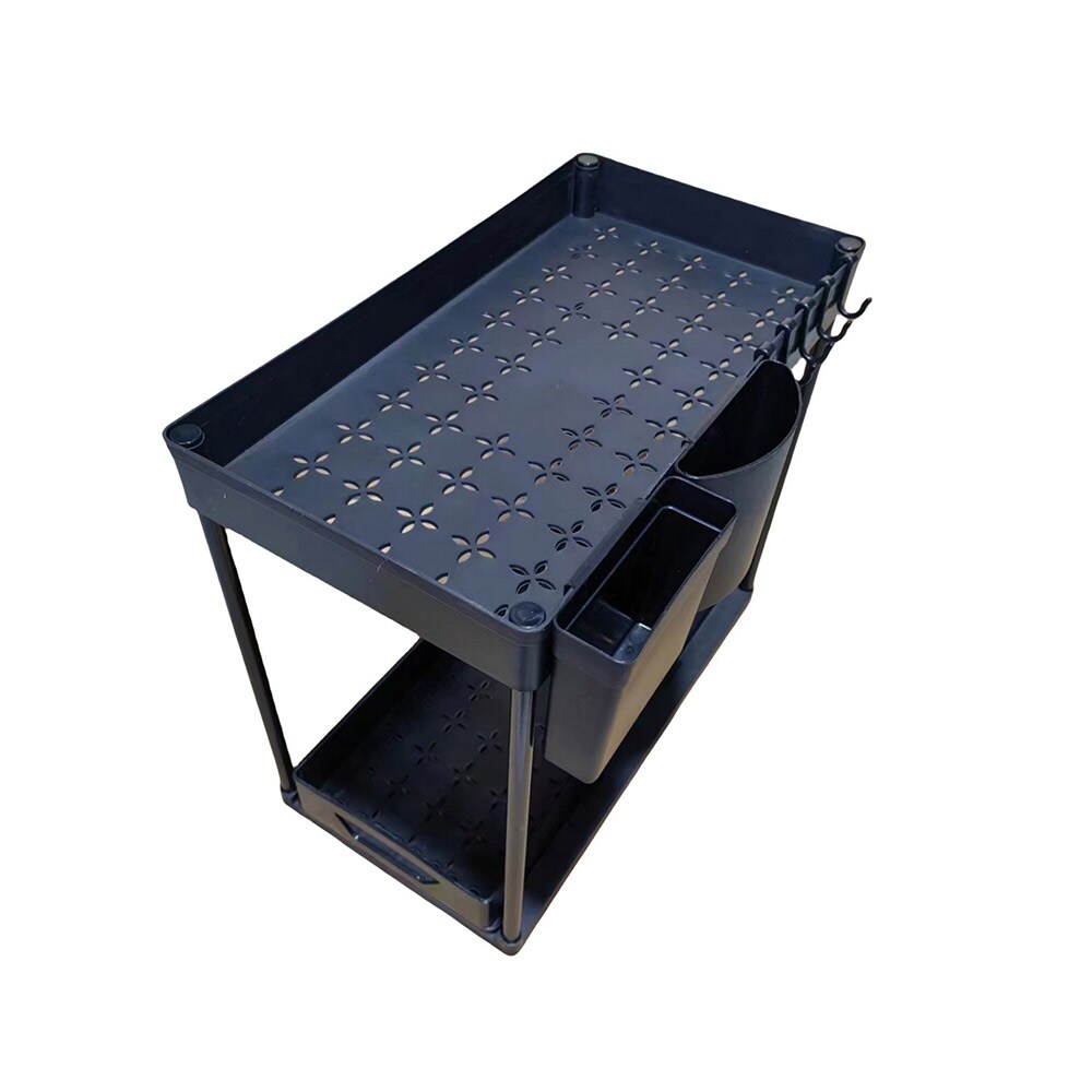 Säilytysteline keittiöön - Svart