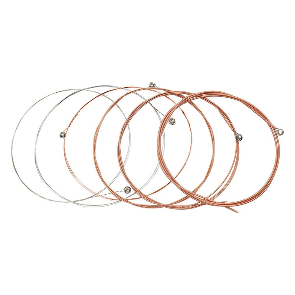 Teräsjouset akustiselle kitaralle, 6-kielinen setti