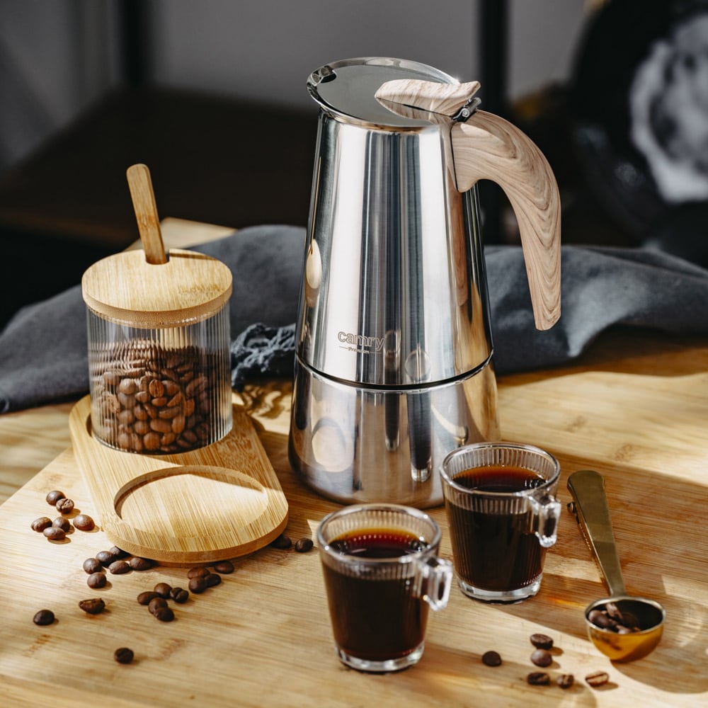 Mokakeitin puukahvalla 450ml