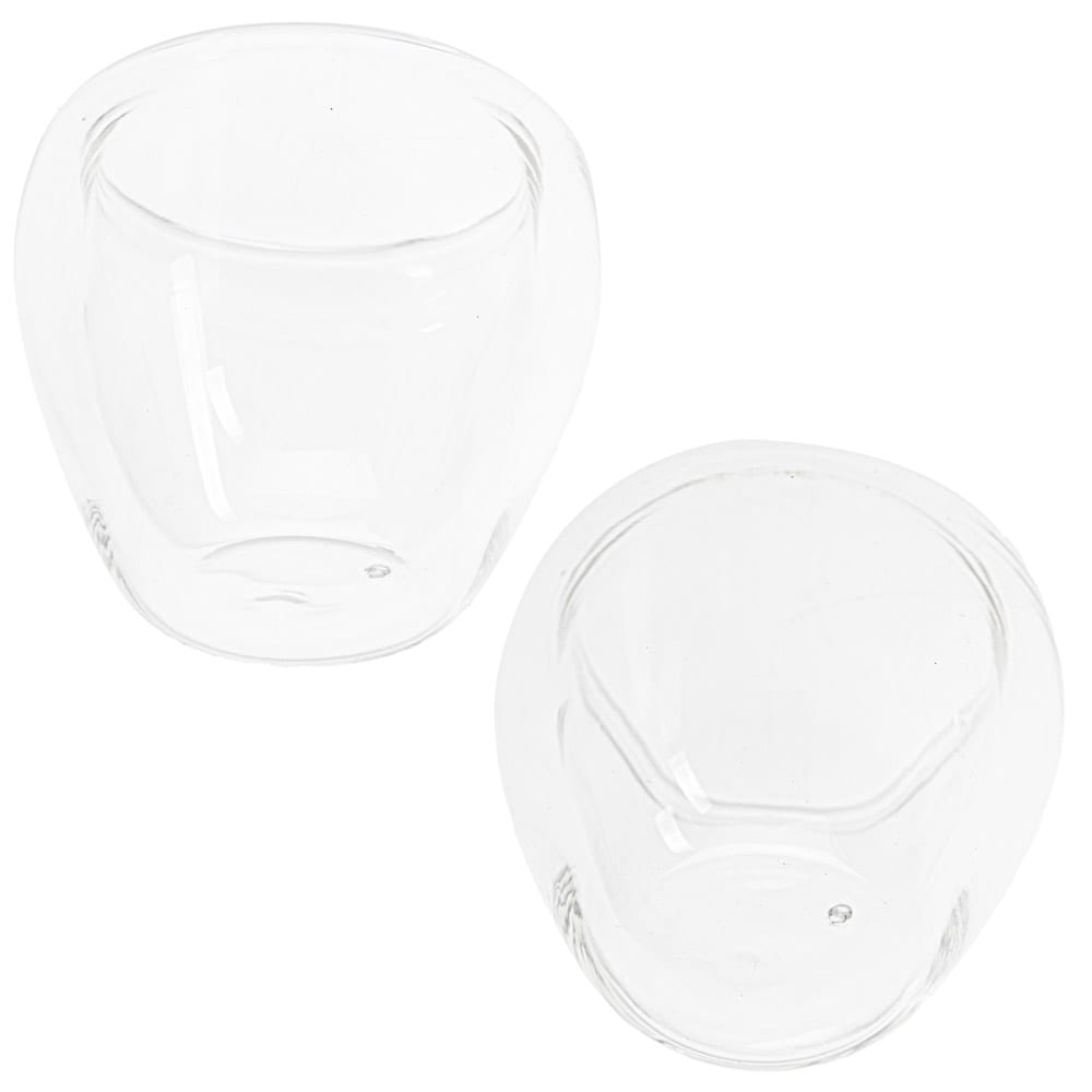 Espressolaseja 2-pack - eristävä kaksinkertaisilla lasikerroksilla varustettuna