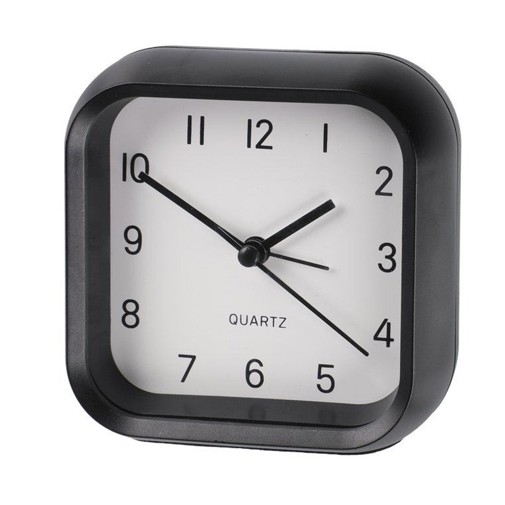 Paristokäyttöinen analoginen herätyskello Glocube - Svart