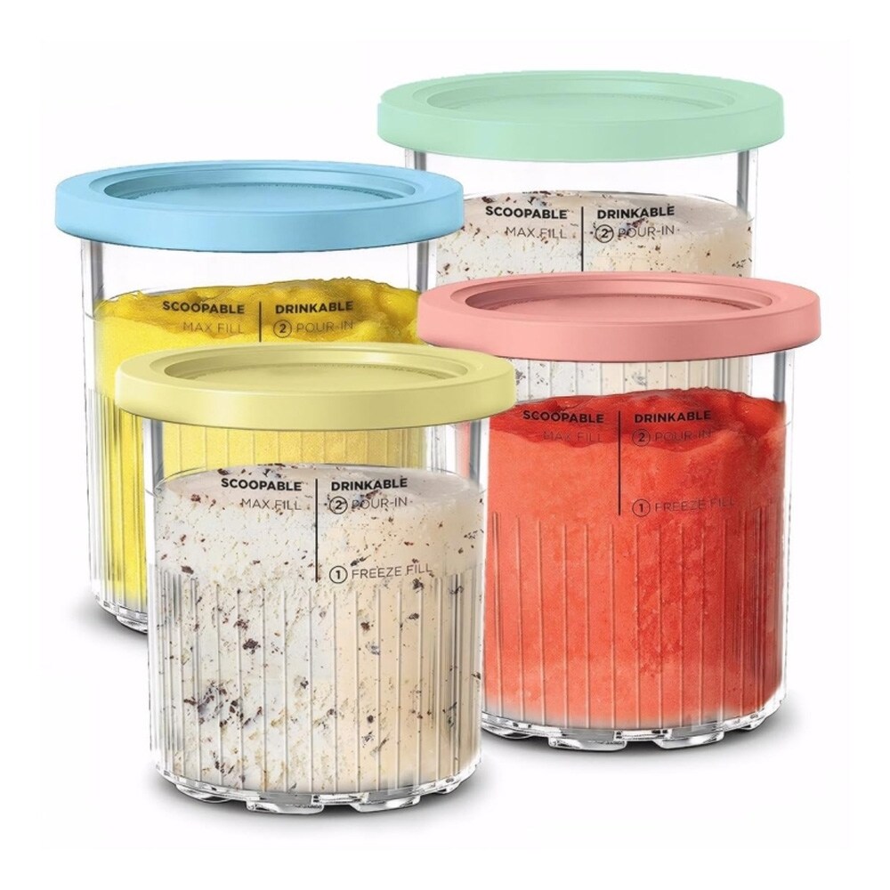 Lasi vaihtaa 700ml hintaan Ninja Creami Deluxe NC500 / NC501 - 4-pack (4-pack)