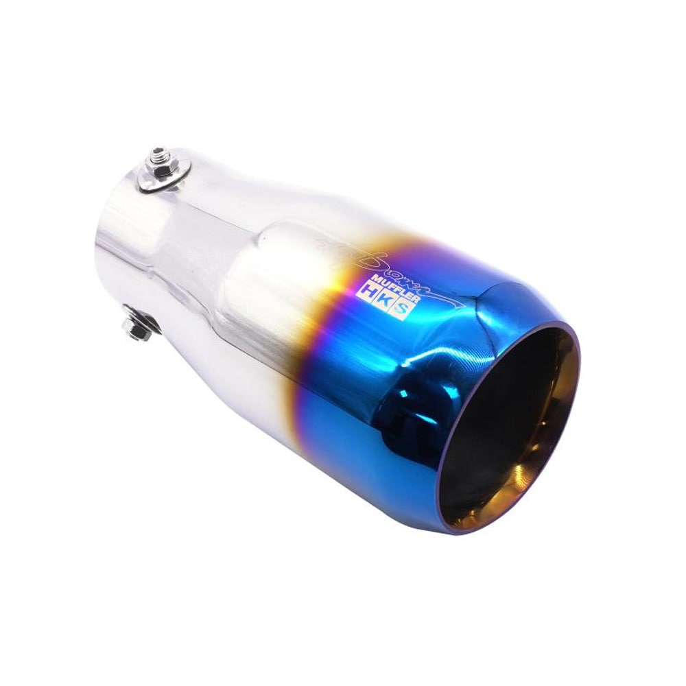 Ruostumattomasta teräksestä valmistettu pakoputki pakoputkeen, sininen, 101 x 199 mm