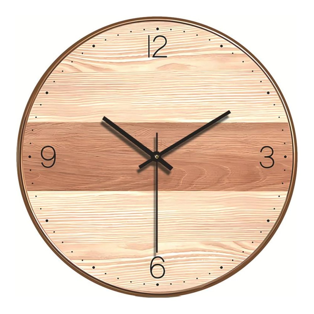 Seinäkello 30cm - Puu