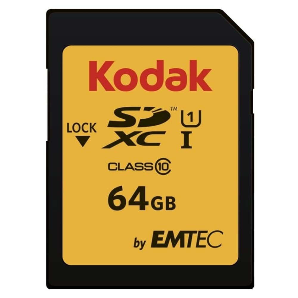 Kodak SDXC 64 GB UHS-I V10 A1 - Luokka 10