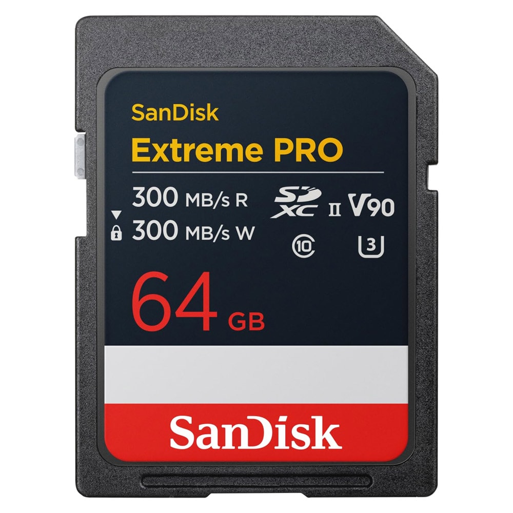 SanDisk Extreme PRO SDXC 64GB UHS-II V90 luokka 10