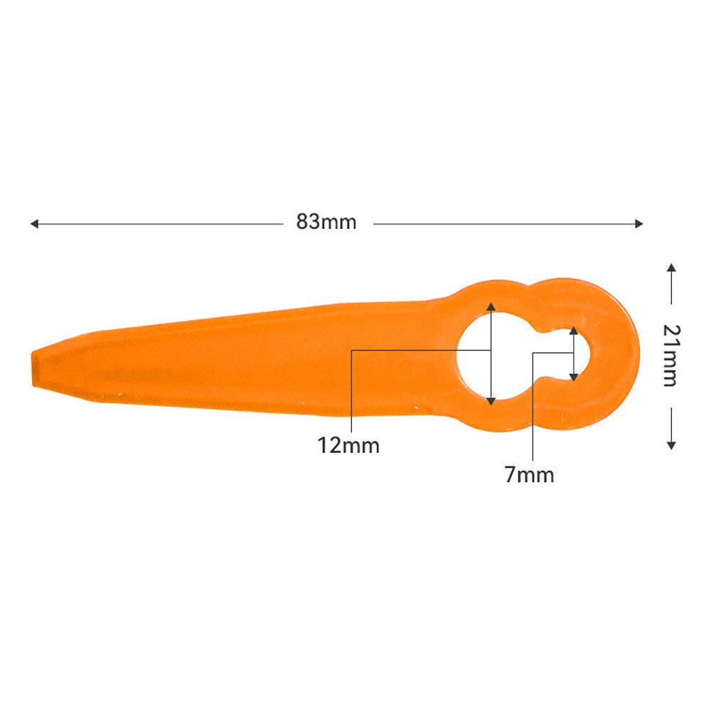 Muoviset leikkuuveitset 83mm - 50 kpl pakkaus