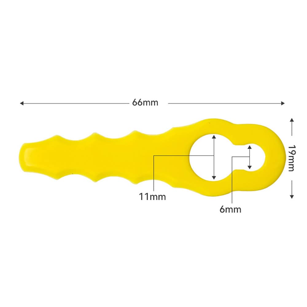 Muoviset leikkuuveitset 66mm - 50 kpl pakkaus