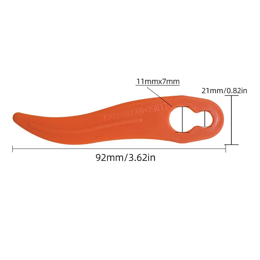 Muoviset leikkuuveitset 92mm - 50 kpl pakkaus