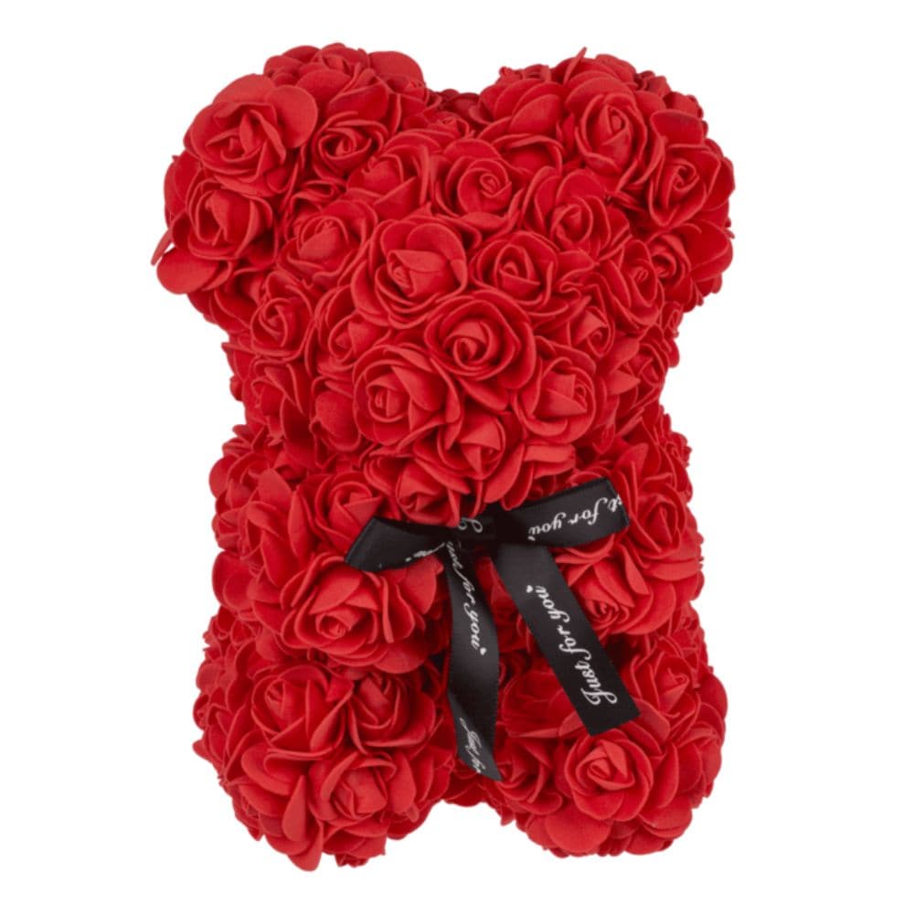 Ruusukarhu lahjapakkauksessa