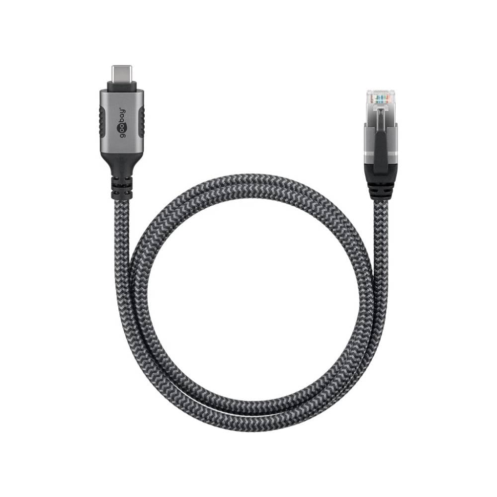 Goobay USB-C-RJ45 Ethernet-kaapeli 2 m - 1 Gbit/s
