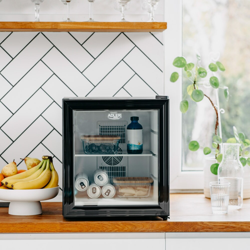 Minijääkaappi 28L lasiovella - Svart