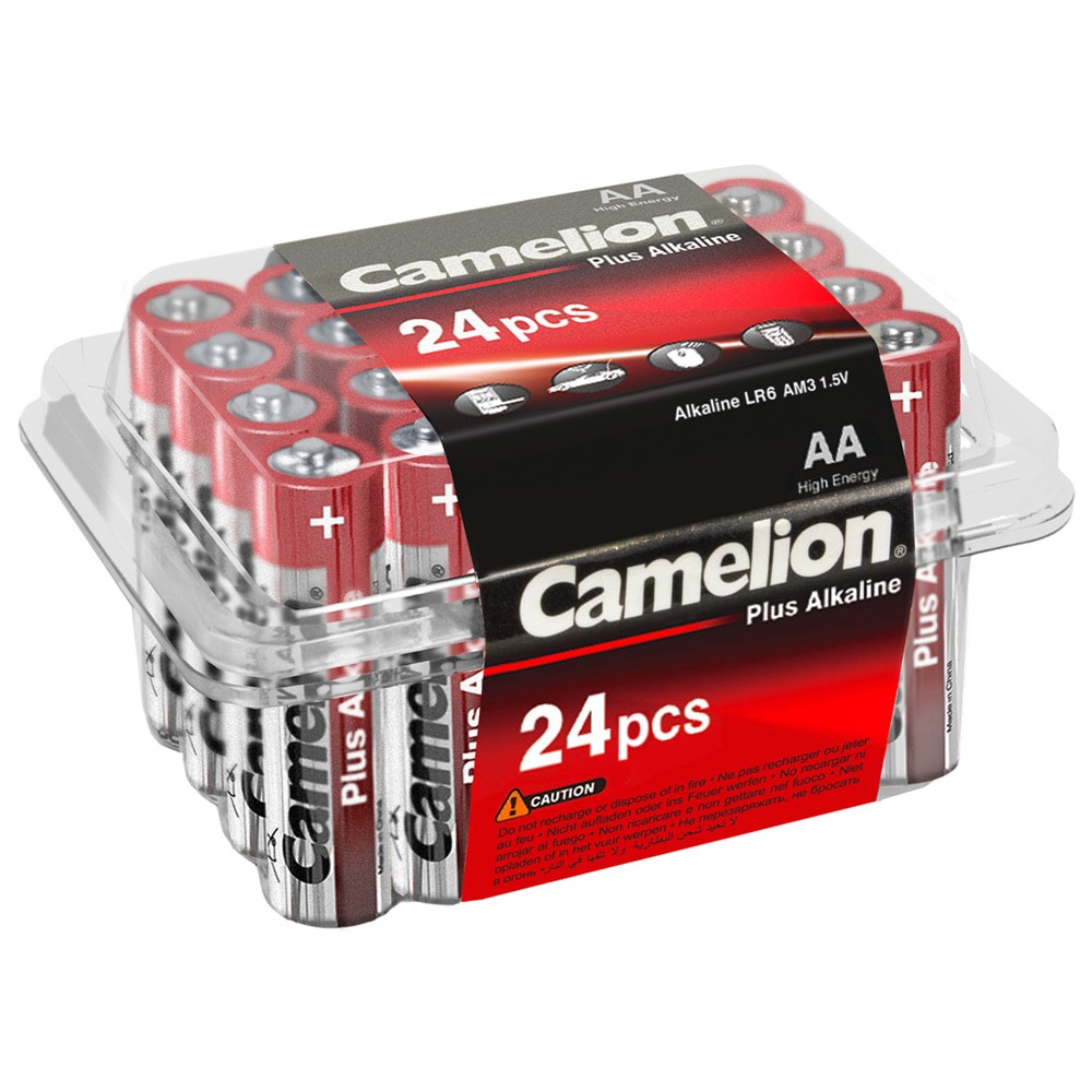 24-pack Camelion Plus alkaliparistot AA/LR6 1.5V 1.5V
