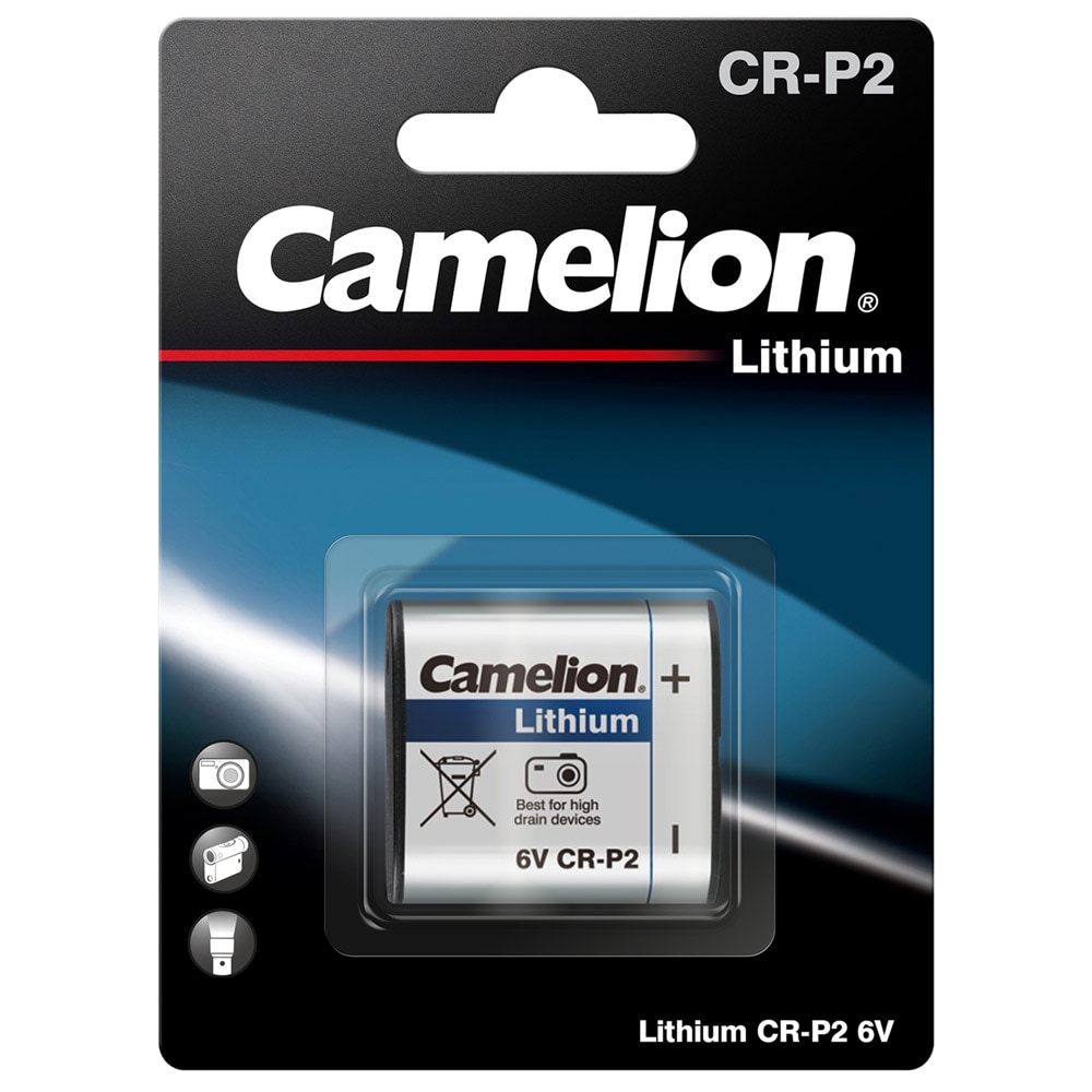 Camelion CR-P2 litiumvalokuvaparistot 1-pack 1-pack