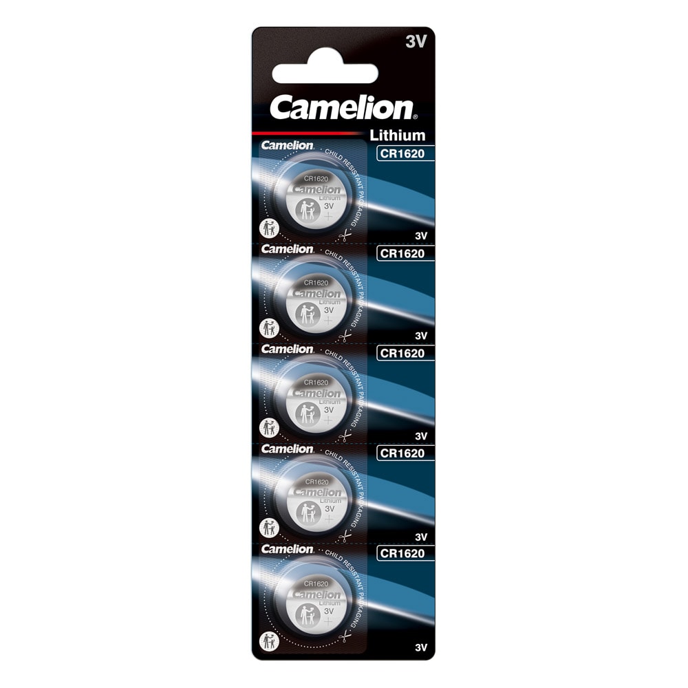 Camelion CR1620 litium-nappiparisto 3V 5-pack 5-pack
