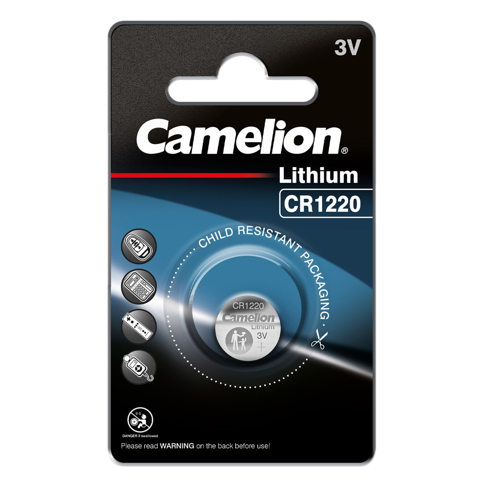 Camelion CR1220 litium-nappiparisto 3V 1-pack 1-pack