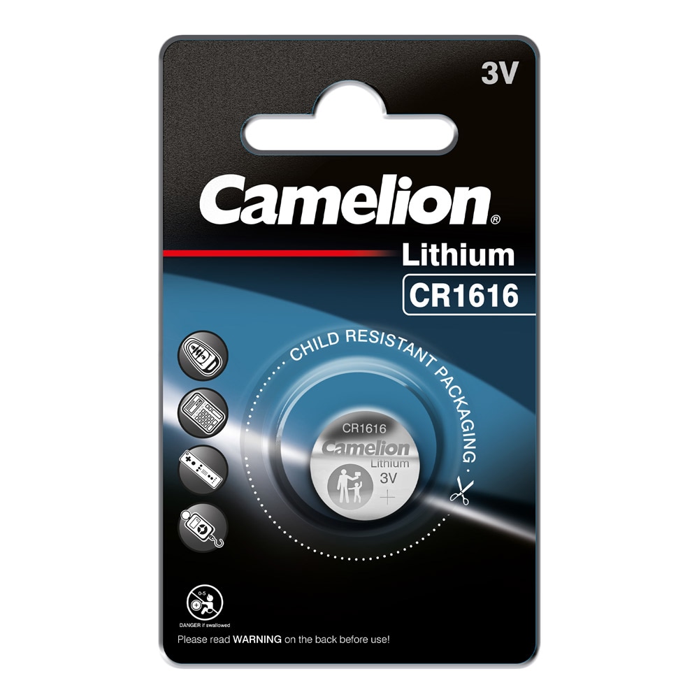Camelion CR1616 litium-nappiparisto 3V 50mAh 1-pack 1-pakkaus
