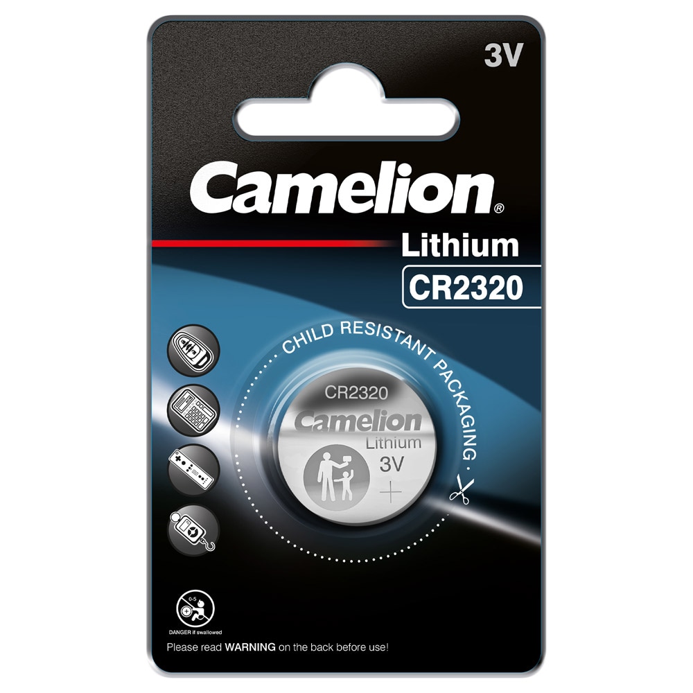 Camelion CR2320 litium-nappiparisto 3V 130mAh 1-pack 1-pakkaus