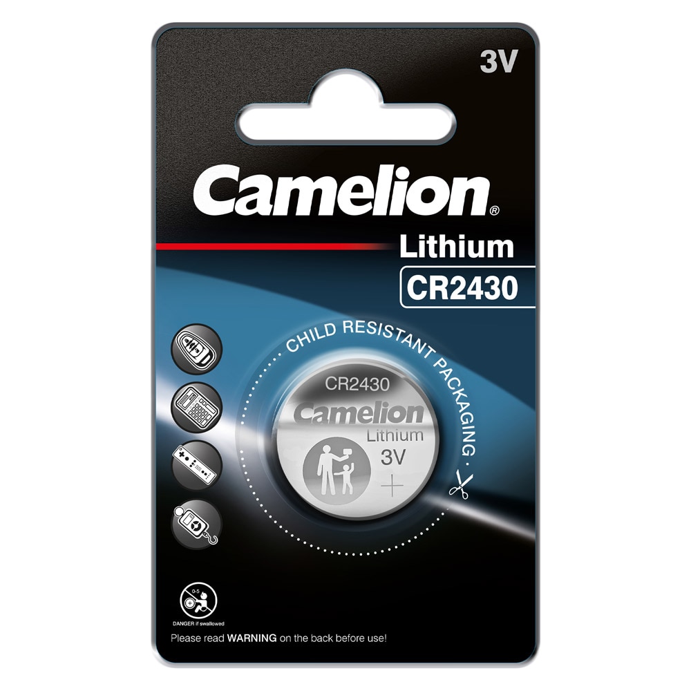 Camelion CR2430 litium-nappiparisto 3V 1-pack 1-pakkaus