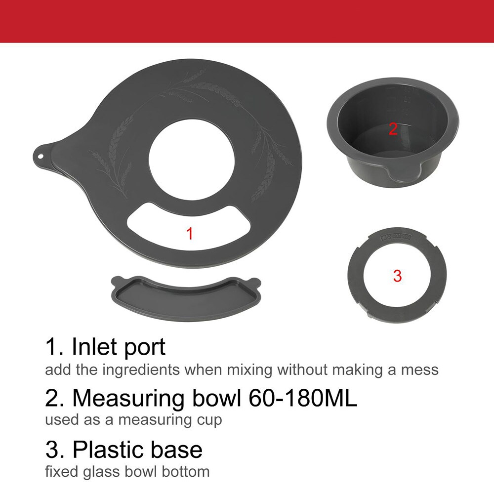 Kansi KitchenAid K5GB 5 kvartin sekoituskulhoon