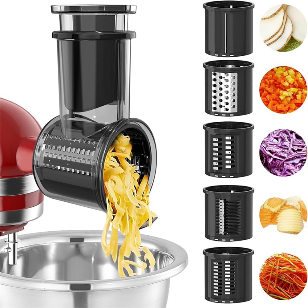 Vihannesten viipalointi ja raastin 5 kappaletta KitchenAid keittiökoneelle
