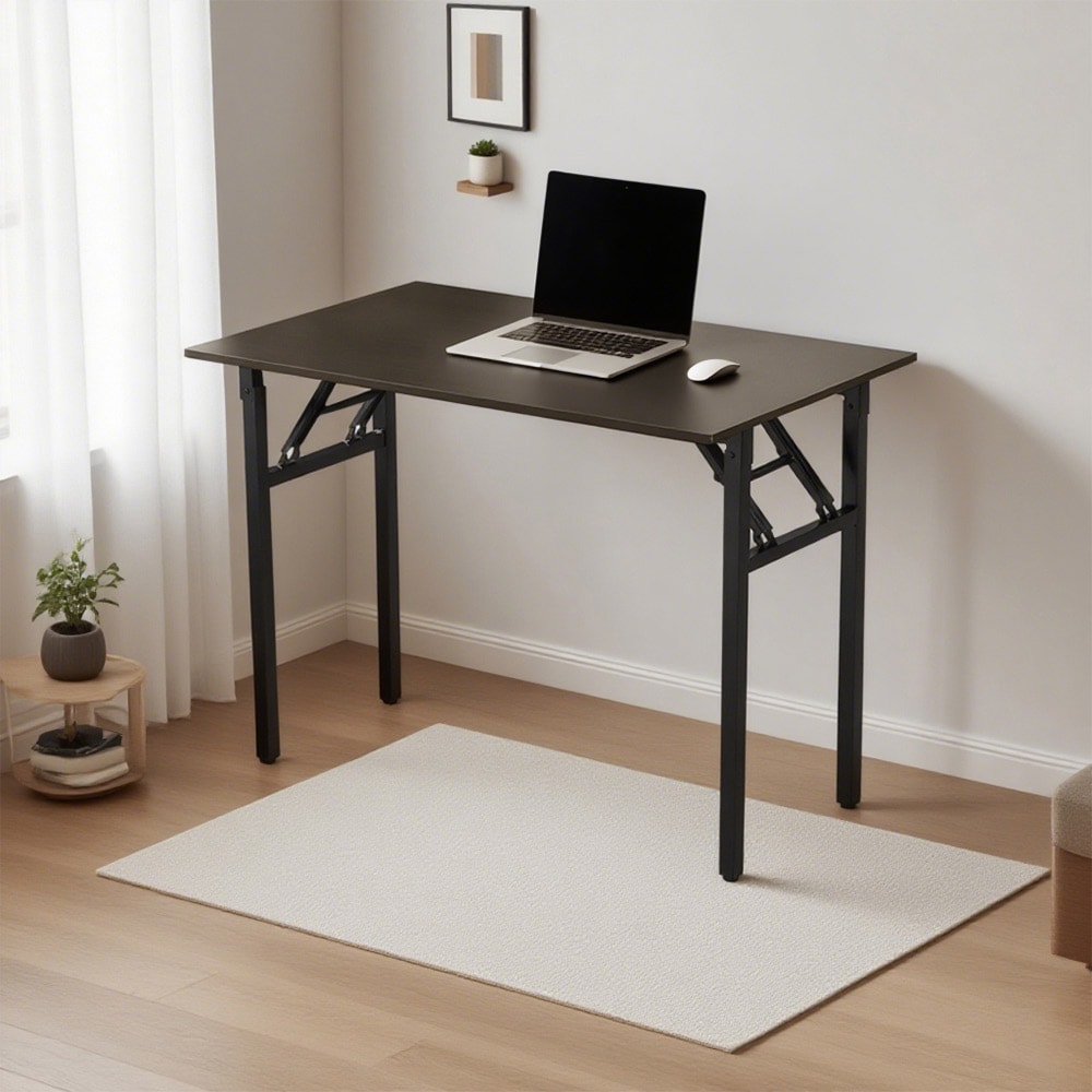 Kokoontaitettava työpöytä 100x60x75cm - Svart Pähkinäpuu