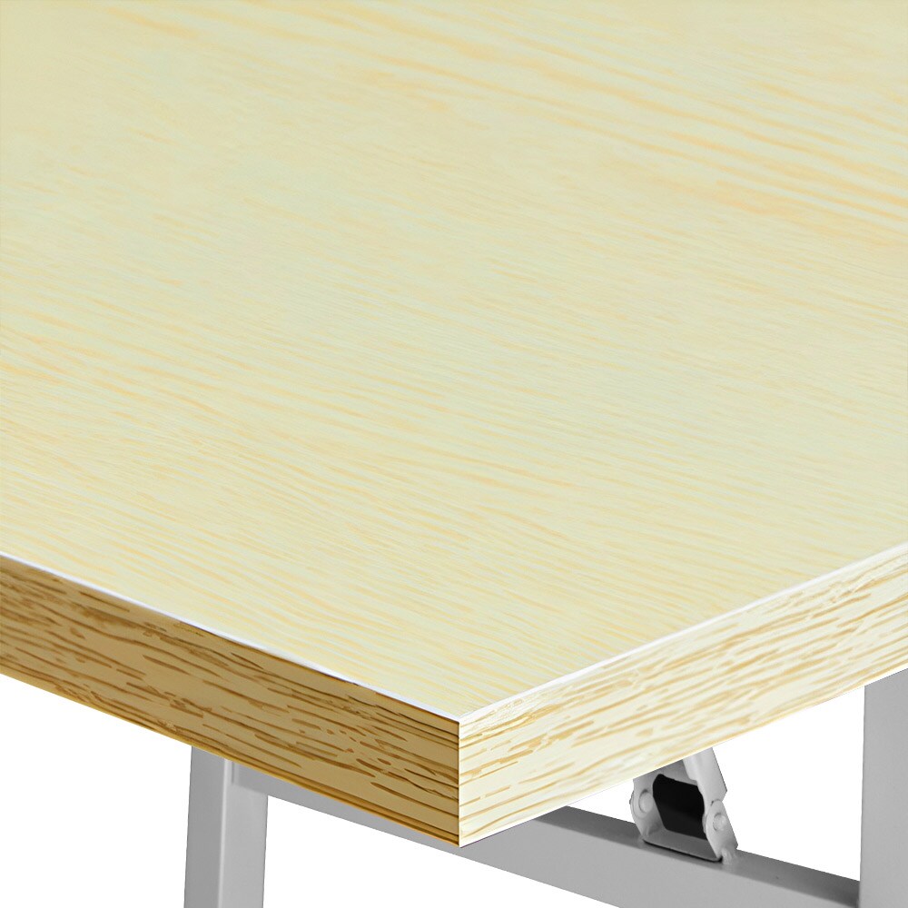 Kokoontaitettava työpöytä 160x60x75cm - Valkoinen tammi