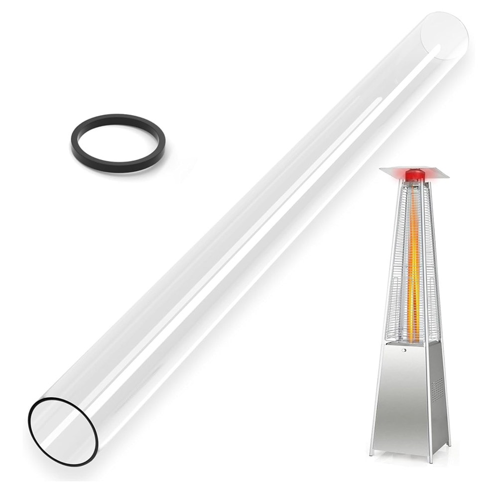 Lasiputki terassilämmittimille 125 × 10 cm karkaistua lasia