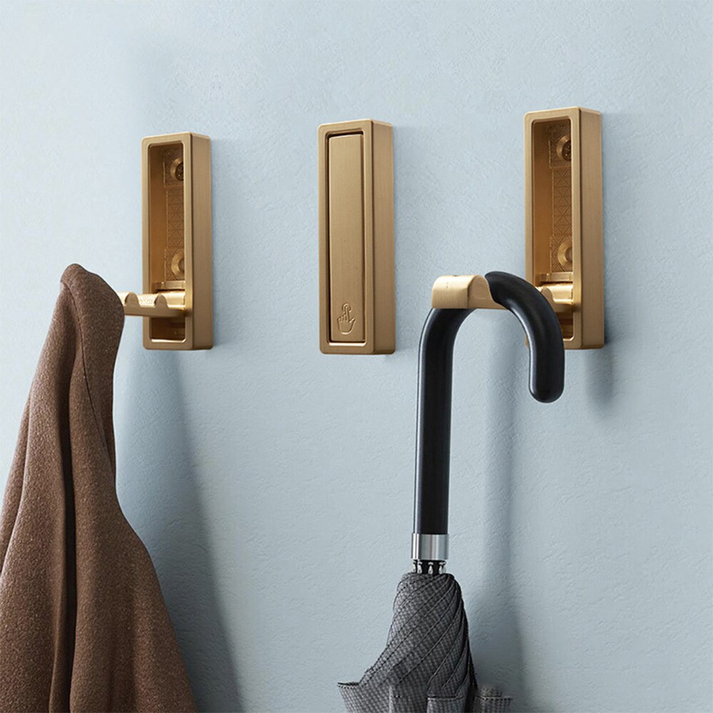 Taitettava seinäkoukku - Kulta