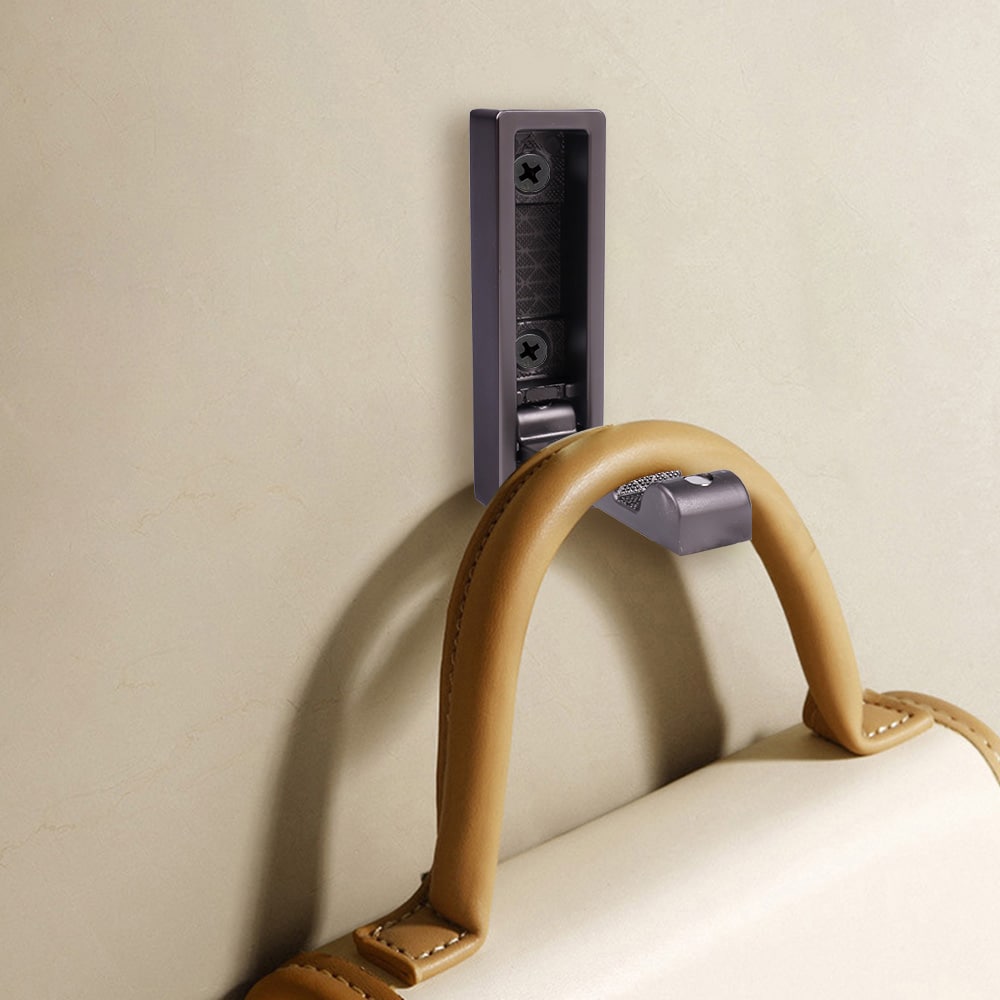 Taitettava seinäkoukku - harmaa