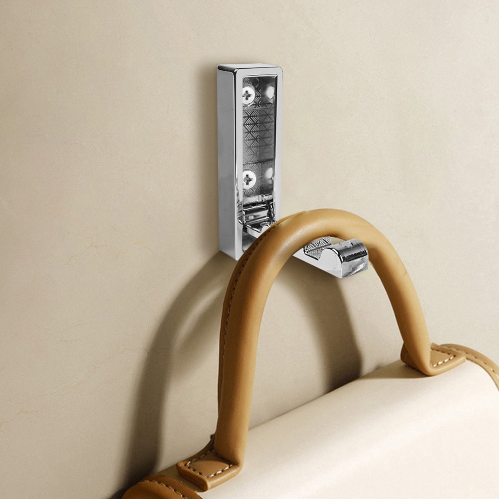 Taitettava seinäkoukku - hopea