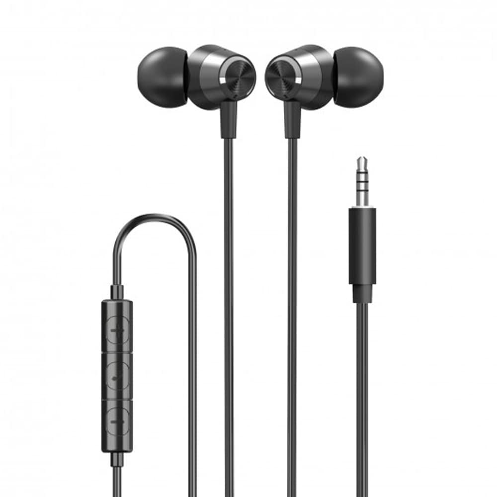 XQISIT In-Ear-kuulokkeet 3.5mm - Svart