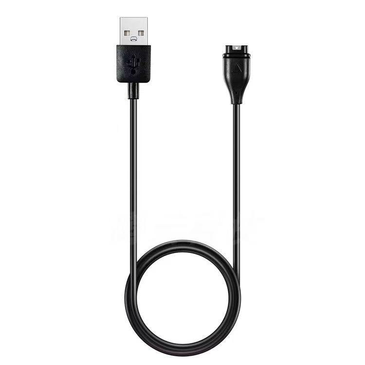Latauskaapeli USB:llä Garmin Fenix 8 / 7X / 6S Pro – 1 m, musta