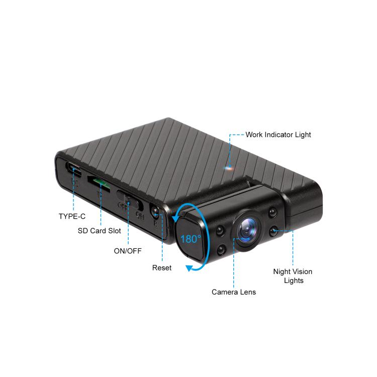 Minikamera 1080p HD WiFi -videotallennus – musta