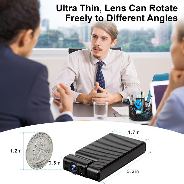 Minikamera 1080p HD WiFi -videotallennus – musta