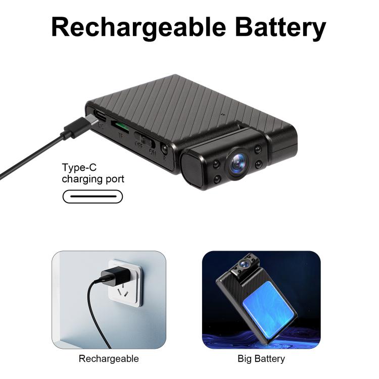 Minikamera 1080p HD WiFi -videotallennus – musta