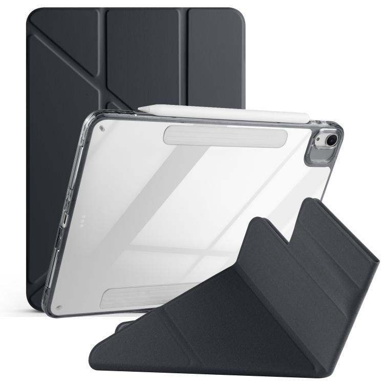 Magneettikotelo jalustalla iPad Air 11 2024/2025 - Musta