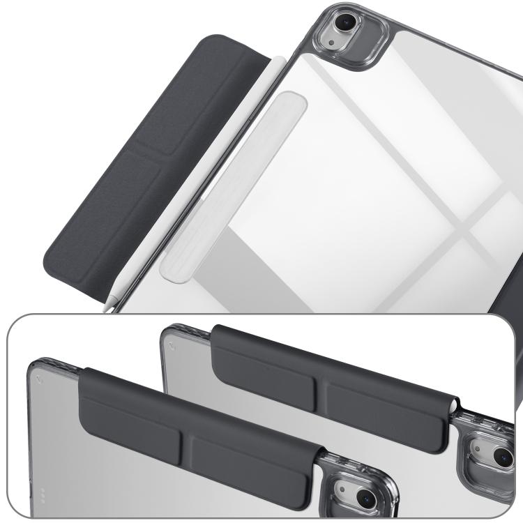 Magneettikotelo jalustalla iPad Air 11 2024/2025 - Musta