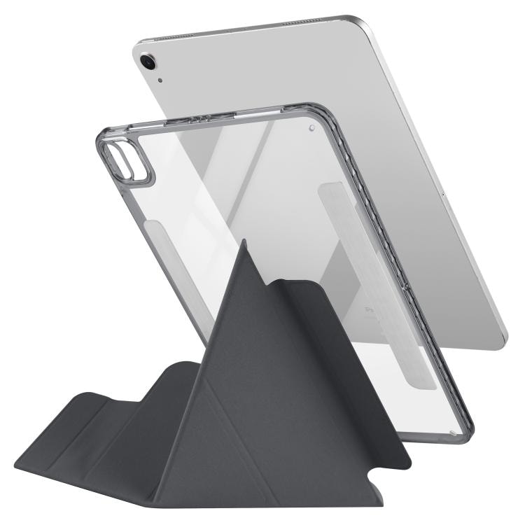 Magneettikotelo jalustalla iPad Air 11 2024/2025 - Musta