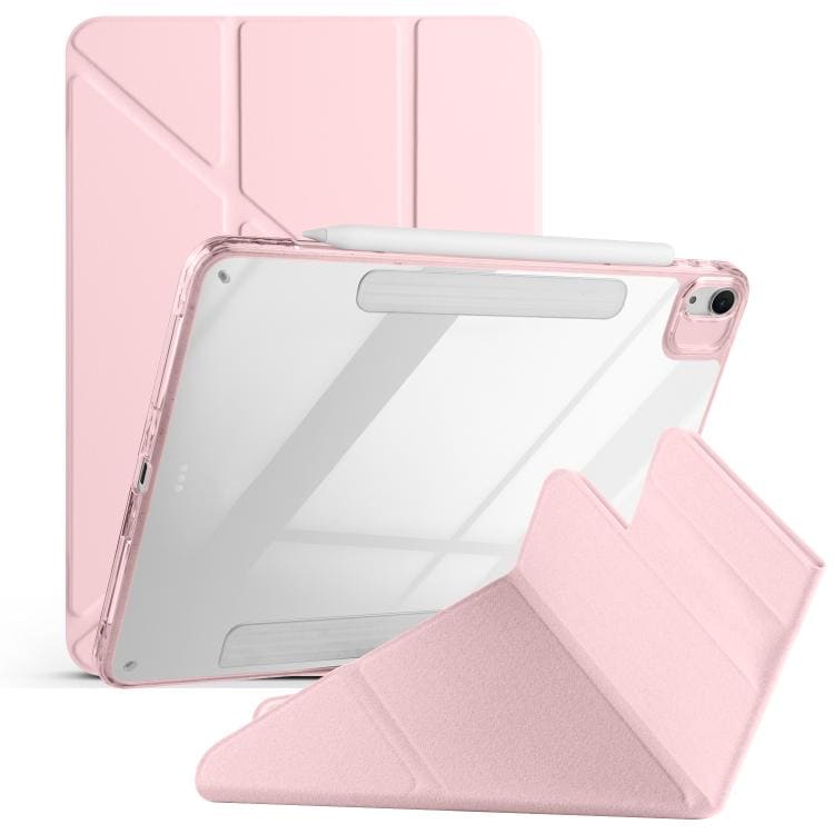 Magneettikotelo jalustalla iPad Air 11 2024/2025 - Vaaleanpunainen