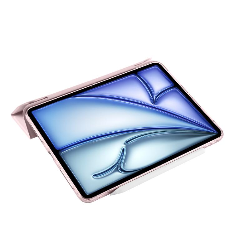 Magneettikotelo jalustalla iPad Air 11 2024/2025 - Vaaleanpunainen
